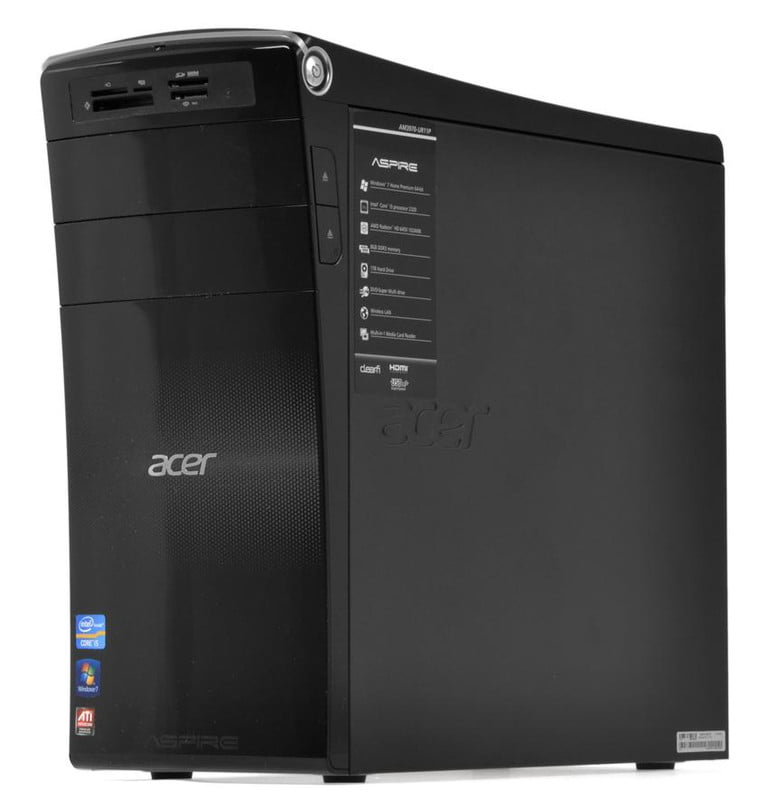 Refurbished Acer Quad Core 3.0G Tower Desktop 8G RAM 1T HDD WIFI