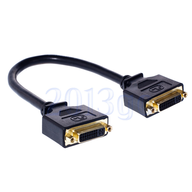 Heavy duty premium DVI (F) to DVI (F) 24+5 Coupler Adapter Cable