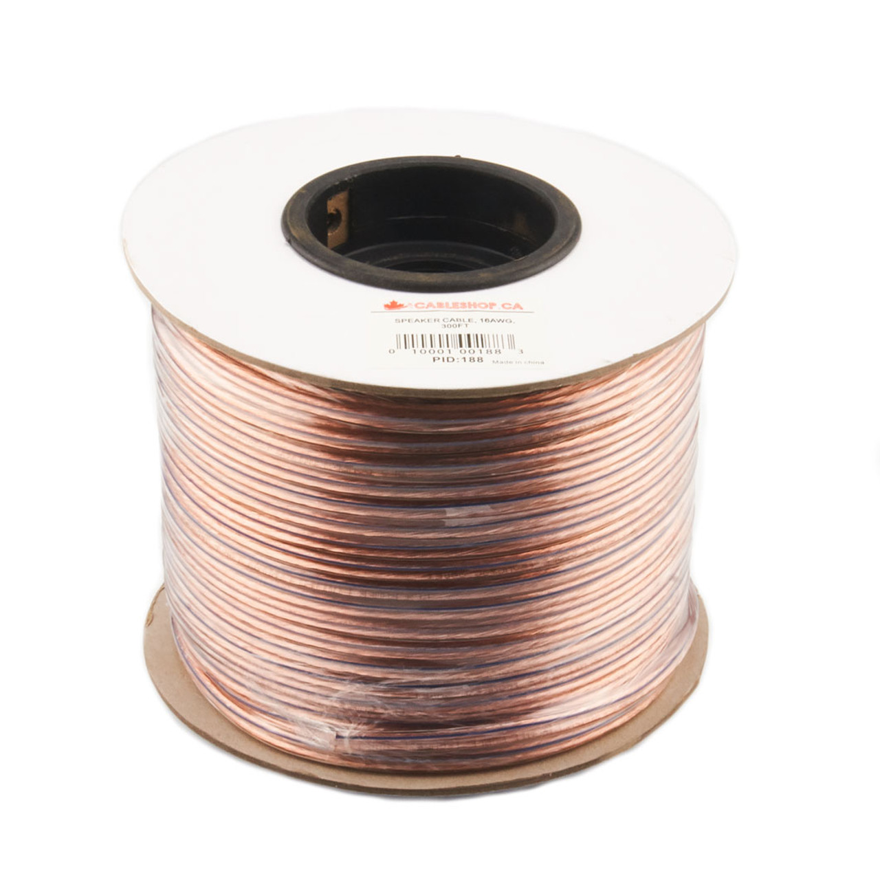 Speaker Wire Enhanced Loud Oxygen-Free Copper Cable 16awg 300ft