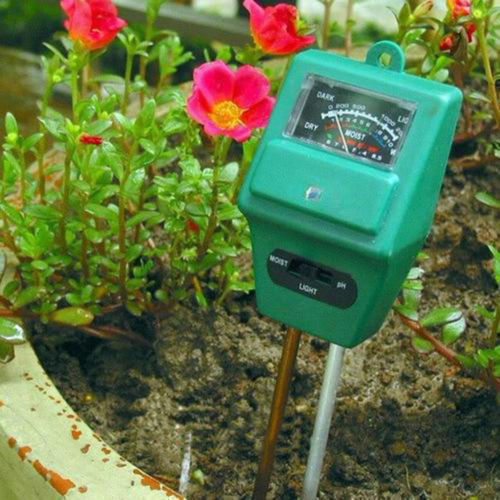 3 in 1 PH Soil Water Moisture Light Tester Meter for Garden Plan