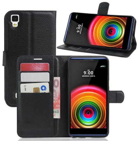 X Power Wallet Flip Stand Case for LG X Power