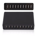 50W 10 USB Port 10A Quick USB Wall Charger Dock Universal
