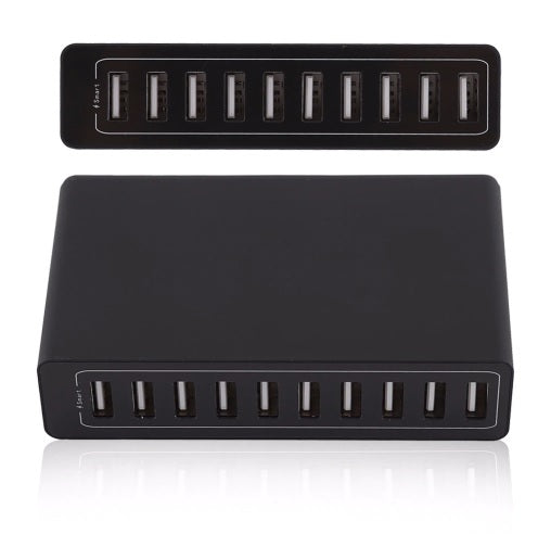 50W 10 USB Port 10A Quick USB Wall Charger Dock Universal