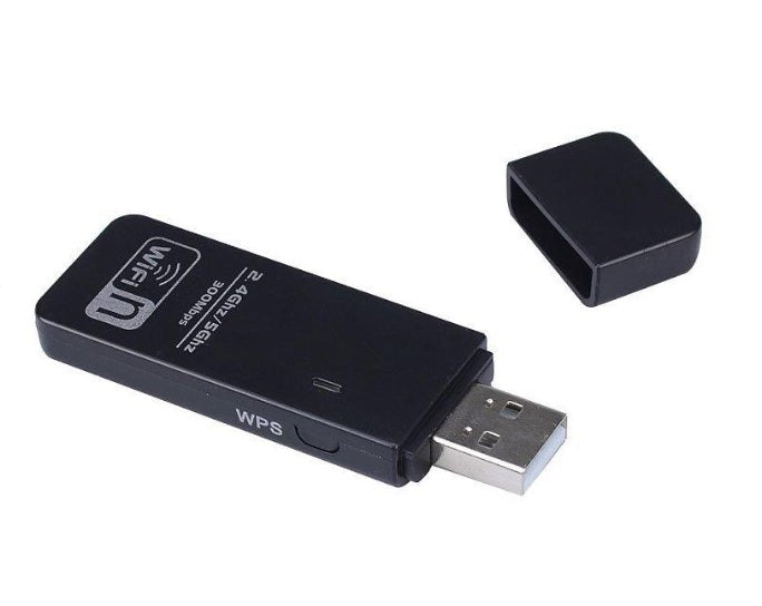Dual Band 300Mbps 11N Wireless N Wifi USB Adapter