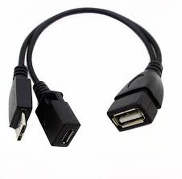 OTG  USB 3.0 OTG Adapter Cable with extra Micro USB Power