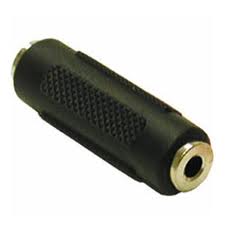 3.5mm Stereo Jack to 3.5mm Stereo Jack Adaptor Coupler F/F