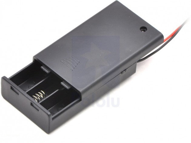 Series connected 3 AAA Battery Holder with On/Off Switch for Hob