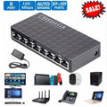 8 Port Ethernet Switch 10/100Mbps