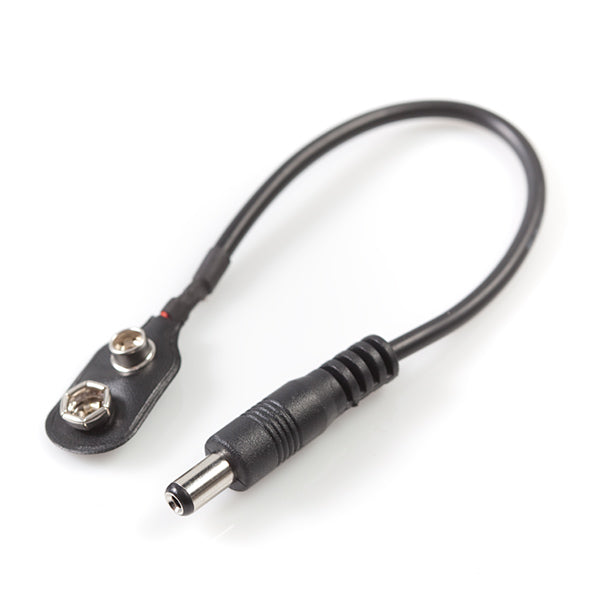9V to Barrel Coaxial Jack Power Plug Adapter