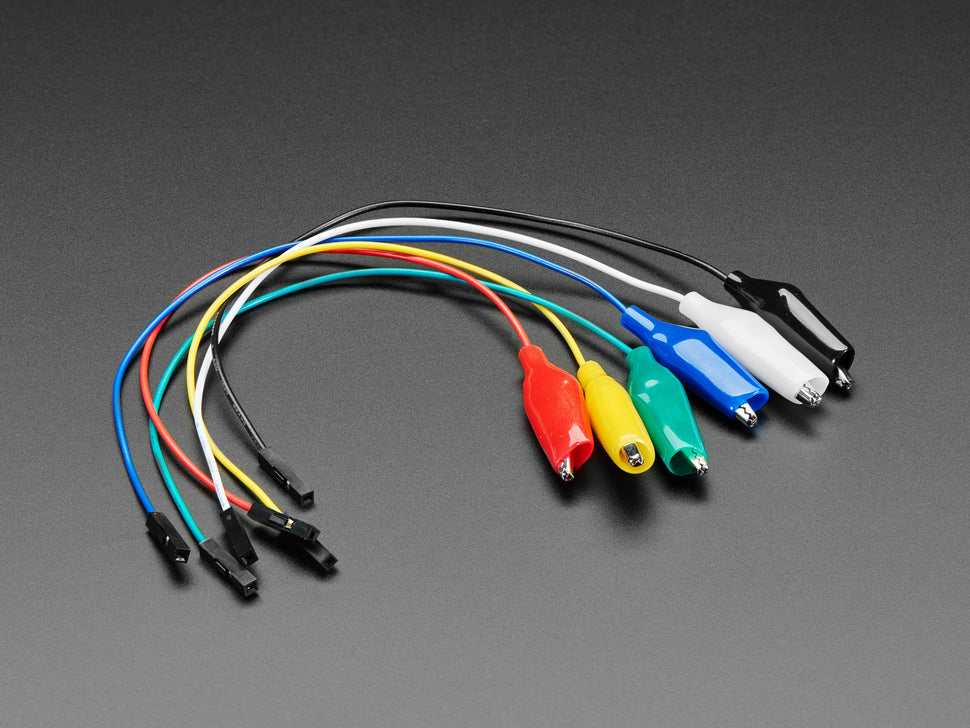 Alligator Clip to Female Jumper Wire Cable for Arduino 20cm