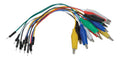 Alligator Clip to Male Jumper Wire Cable for Arduino and Prototy