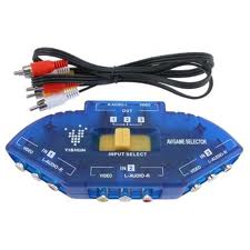 AV Composite Video Audio Switch Selector