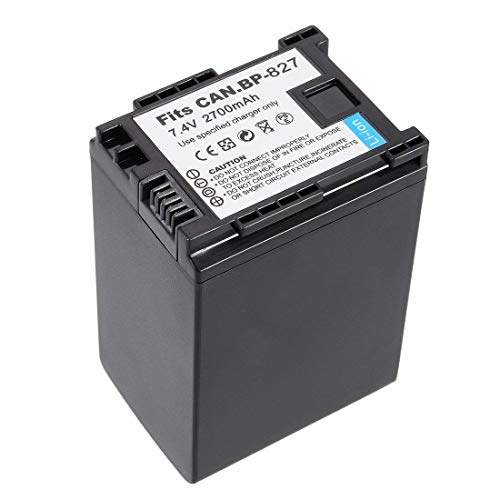 BP827 BP-827 2700mAh Battery for Canon Camera and Camcorders VIX