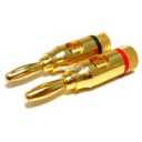 Banana Plug Pair (2 Plugs) Open Screw Type