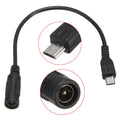 Barrel Type 5.5mm 2.1mm Female to Micro USB Male Power Adapter