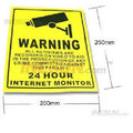 Weatherproof Surveillance Camera Warning Sign 250x200