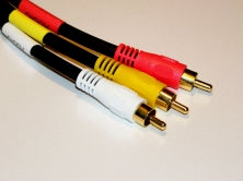 Triple RCA Stereo Video Dubbing Composite Cable 12FT