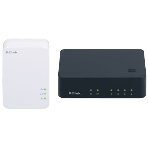 D-Link Systems, Inc. DHP-541 PowerLine AV 500 4-Port Gigabit Swi