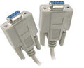 DB9 Null Modem Cable Female to Female 6ft