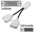 DMS-59(M) to DVI Splitter Adapter(F) Cable for Dual Monitor