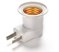 E27 Socket (F) to US Socket Plug adapter power on-off control