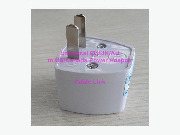 Universal EU UK AU to US USA AC Travel Power Plug Adapter