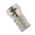 Twist-on Screw On F Type Connector For RG6 Satellite TV Antenna