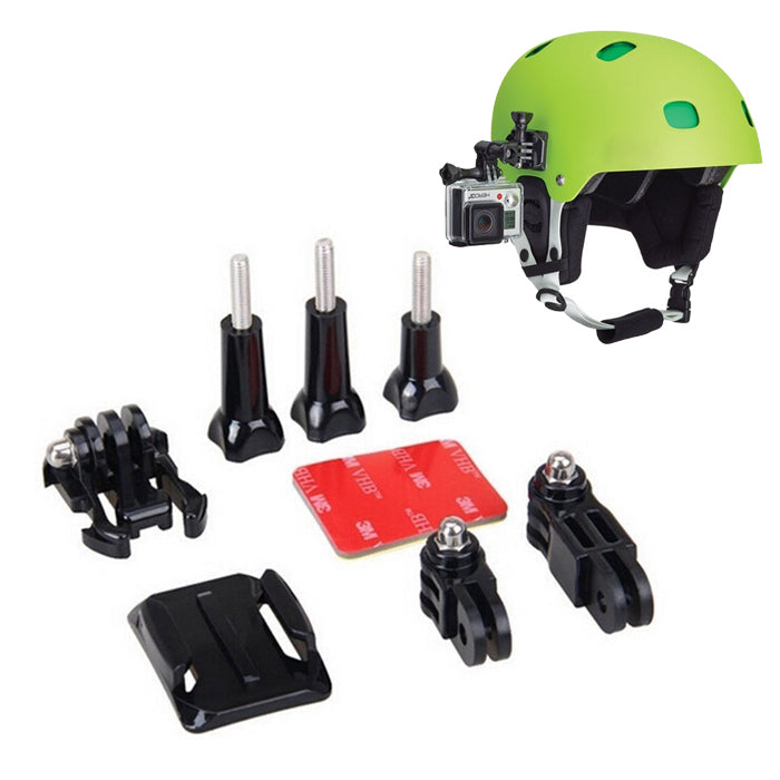 Curved Adhesive Side Mount Handle knob helmet kit for GOPRO HERO