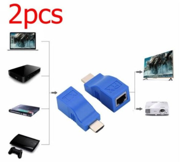 Compact design HDMI Extender Over Single CAT5E/CAT6 30M