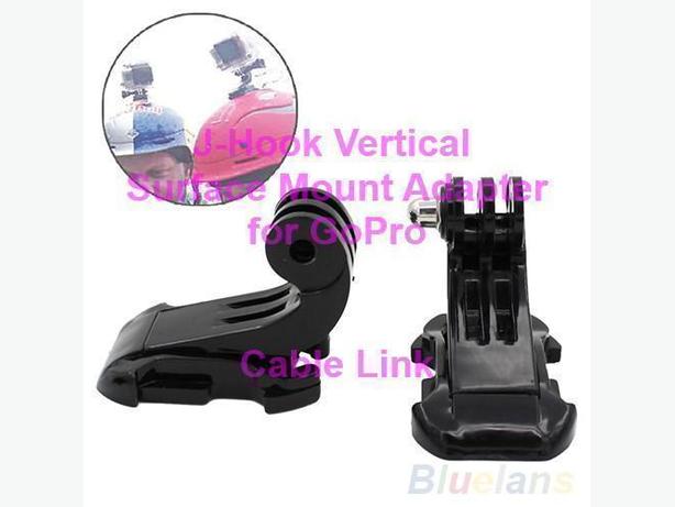 Mount J-hook vertical surface mount adapter for GoPro