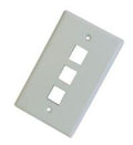 Keystone three holes Wall Plate