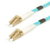 Multimode Duplex LC/LC Fiber Optic Cable - 3mm Jacket, 5m