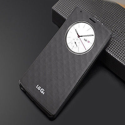 G4 Smart Window View Flip Case Cover For LG Optimus G4