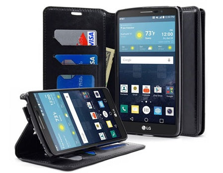 V20 Folio Magnetic Wallet Flip Stand Case for LG V20