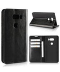 V30 Wallet Folio Flip Stand Leather Case for LG V30