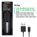 Smart Battery Charger for NiMh Li-ion Li-Fe AA AAA  18650 18500
