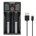 Smart Double Battery USB Charger for NiMh Li-ion Li-Fe 18650 185