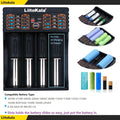 Smart Quad Battery USB Charger NiMh Li-ion Li-Fe 18650 18500