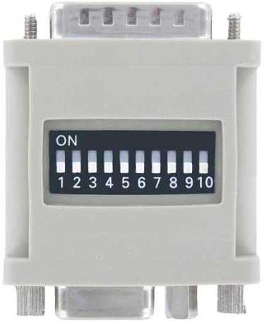 MAC to VGA Adapter DB15 Male to HD15 Female w/10 Dip Switches