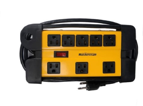 Mastercraft 8-Outlet Contractor Power Bar