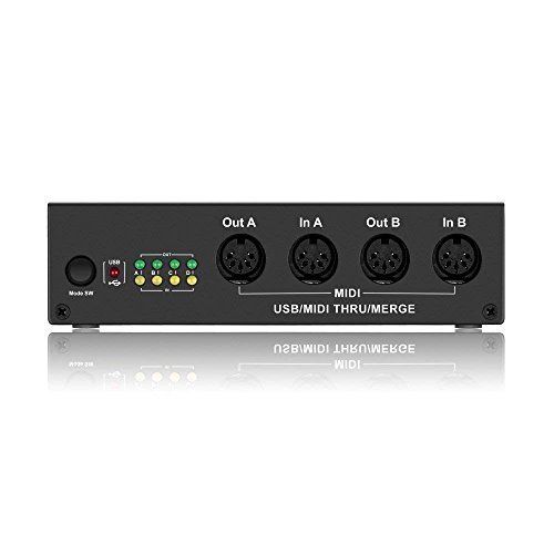 MIDI Box USB MIDI Interface 4X4 Matrix Switch Splitter