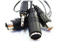 Video Card (Mini DIN 8-pin Male) to S-Video, RCA Composite,
