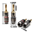 Monster Banana Plug 24K Gold Plated Pure Copper Per Pair