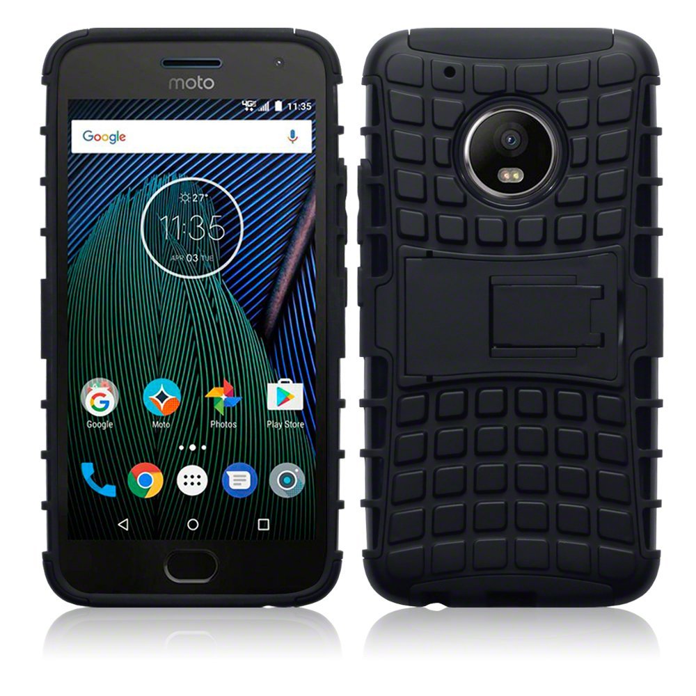 Moto G5 Heavy Duty Rugged Hybrid Armor Case