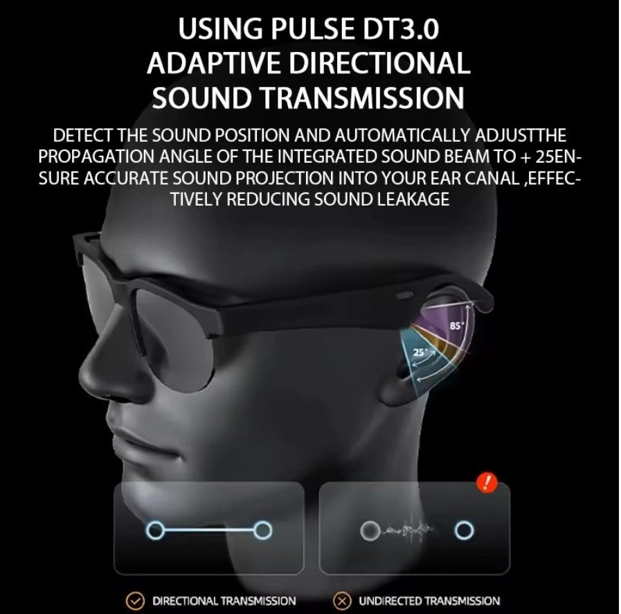 Premium Stylish Smart Bluetooth Sunglasses - The Perfect Tech Gift! 🎁