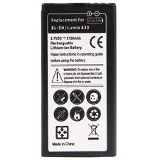 New 2150mAh BL-5H battery for Nokia Lumia 635