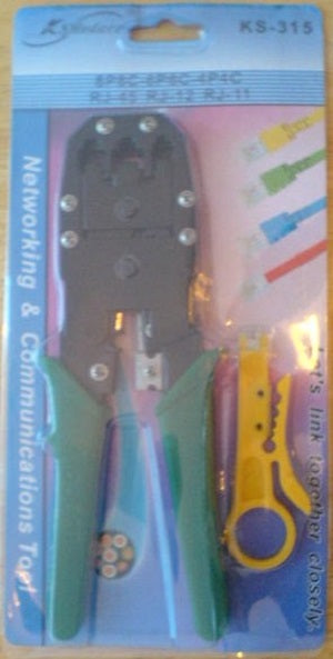 RJ45 RJ12 RJ11 4-in-1 Crimping Tool Kit