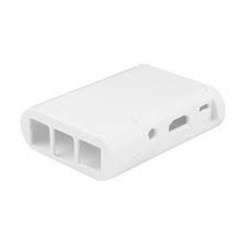 Case White Acrylic Raspberry Pi B+ Case with Wall Mount Socket