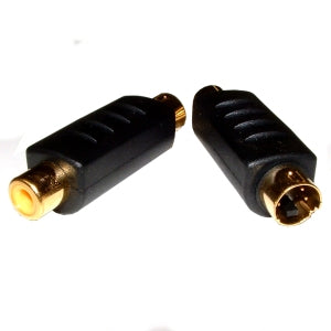 S-Video Male to RCA Female Adapter