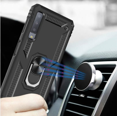Magnetic Suction Ring Shockproof Rugged Armor Case Samsung A70